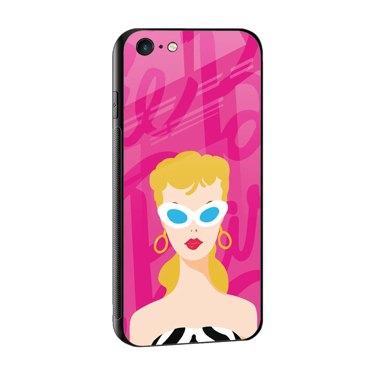 Pookie sleek iphone 6 cover with tempered glass back and TPU edges
