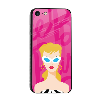Pookie sleek iphone 7 cover with tempered glass back and TPU edges