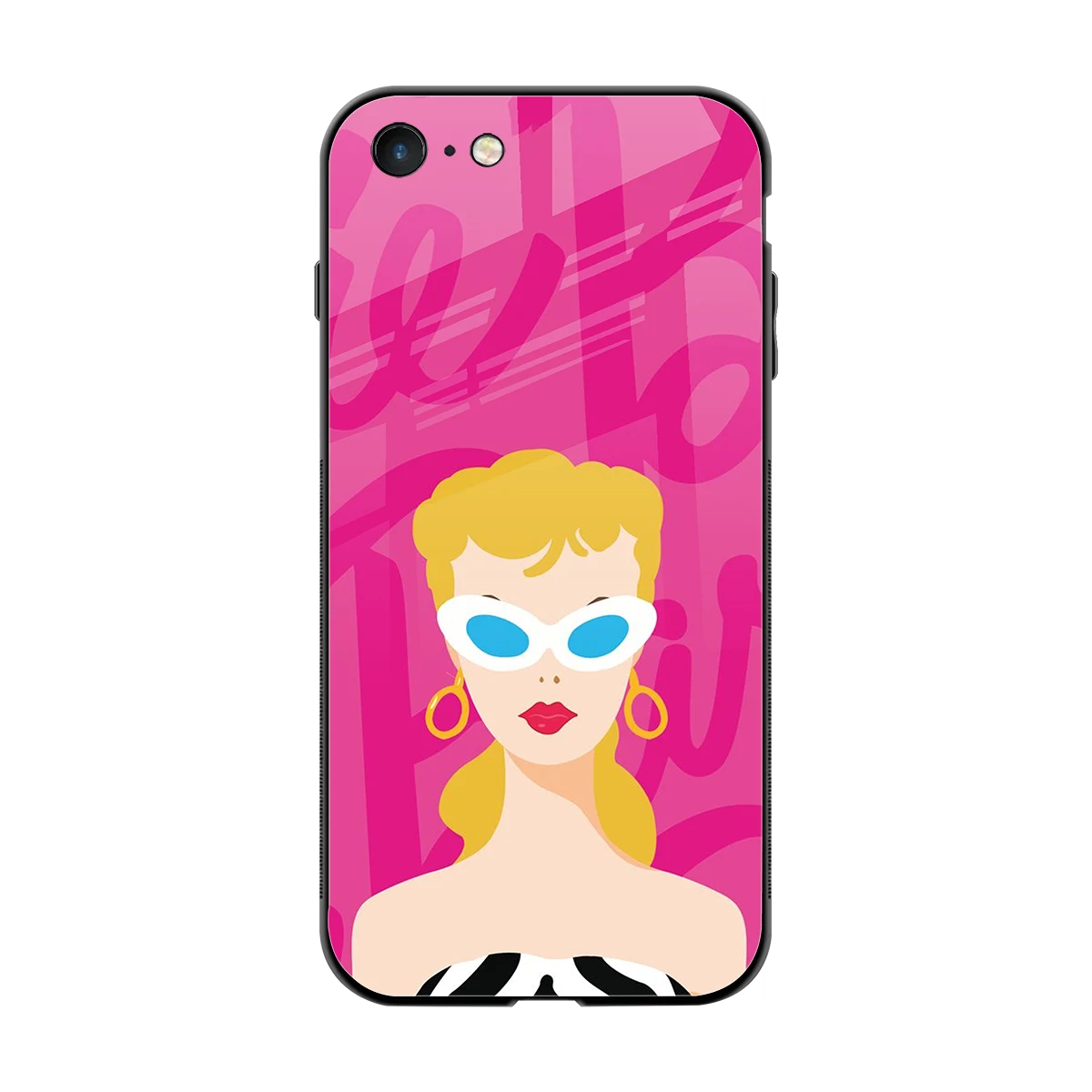 Pookie back phone cover | glass case for iphone 8