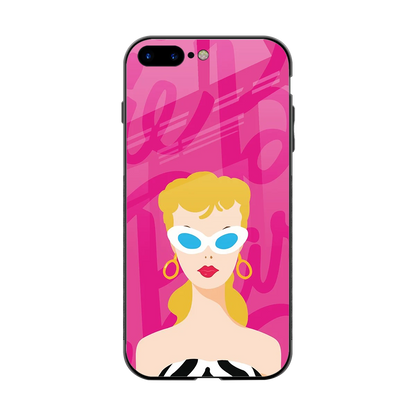 Pookie back phone cover | glass case for iphone 8 plus
