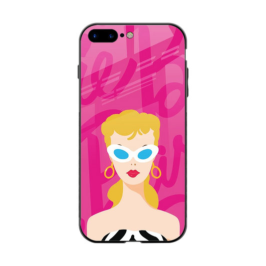 Pookie back phone cover | glass case for iphone 8 plus