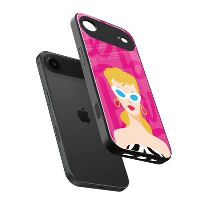 Pookie sleek iphone air cover with tempered glass back and TPU edges