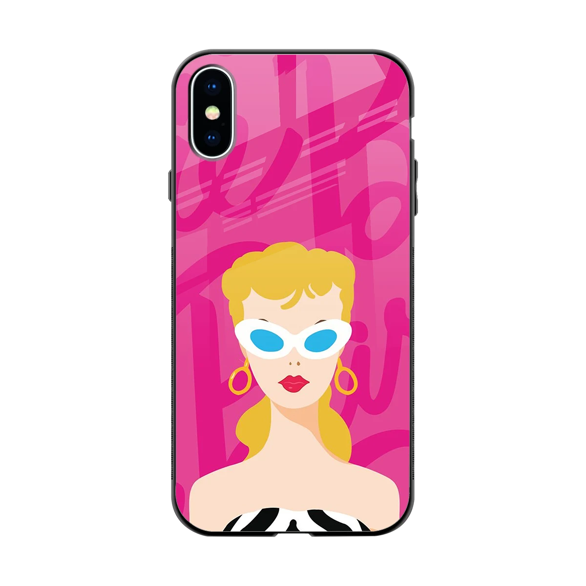 Pookie back phone cover | glass case for iphone xs