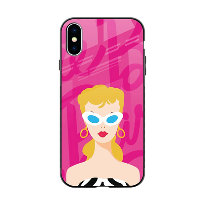 Pookie back phone cover | glass case for iphone xs