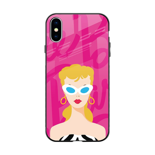 Pookie back phone cover | glass case for iphone xs