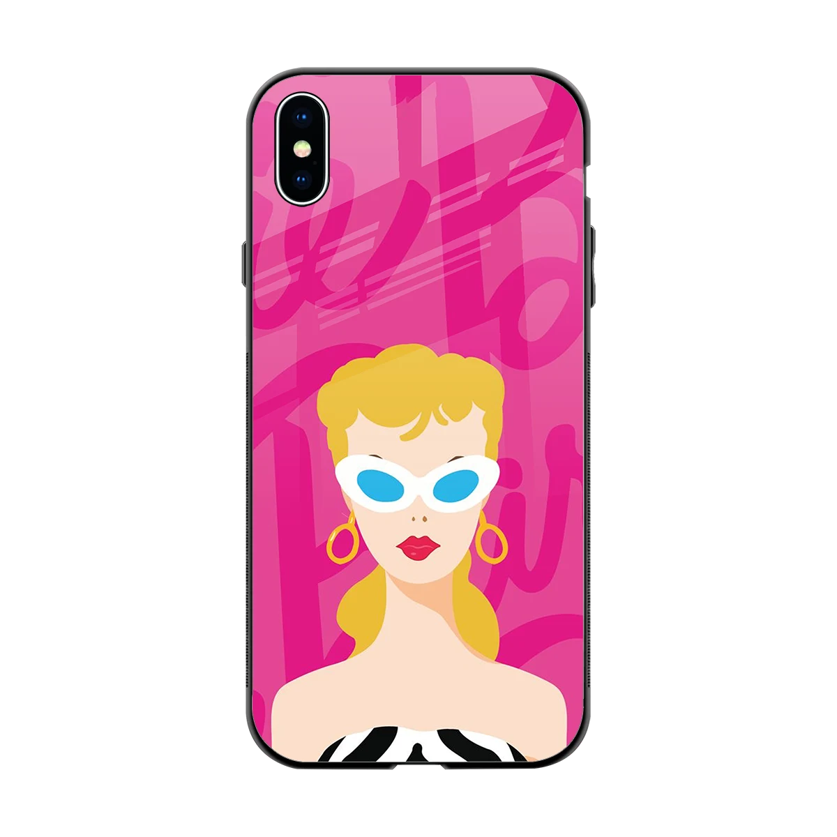 Pookie back phone cover | glass case for iphone xs max