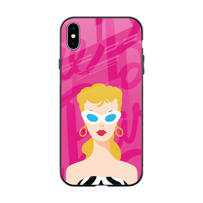Pookie back phone cover | glass case for iphone xs max