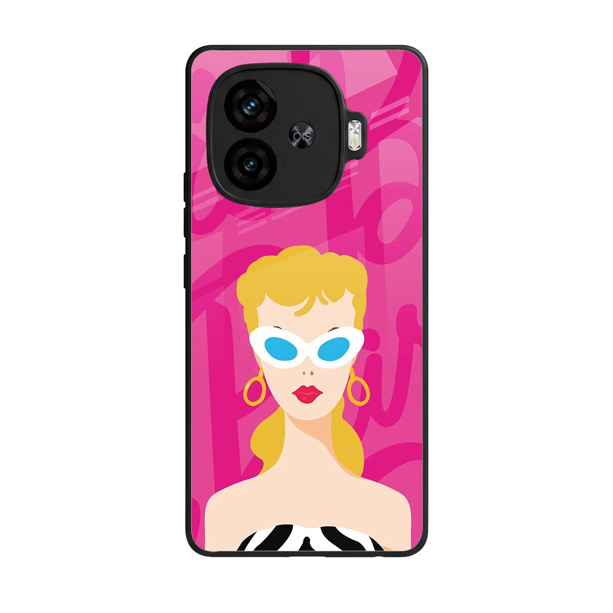Pookie back phone cover | glass case for iqoo neo 10r 5g