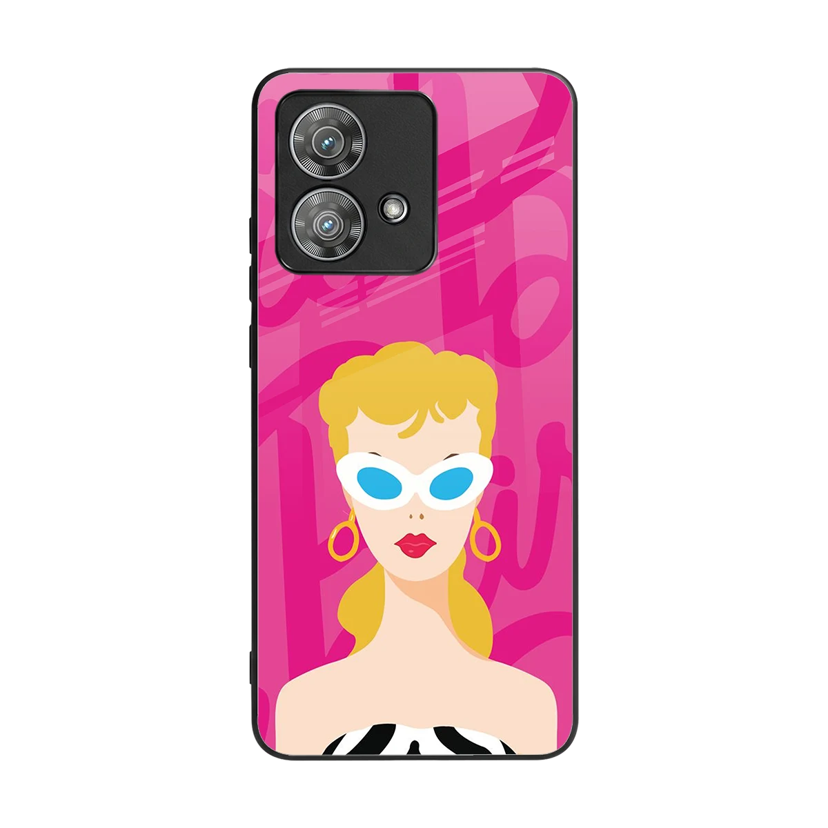 Pookie back phone cover | glass case for motorola edge 40 neo 5g