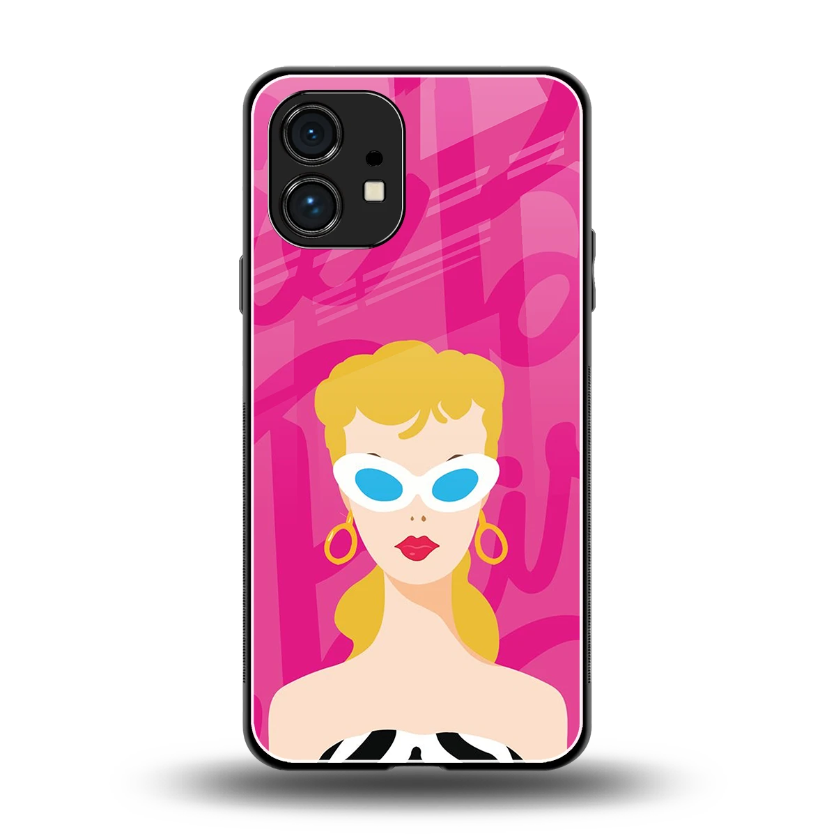 Pookie back phone cover | glass case for nothing phone 1