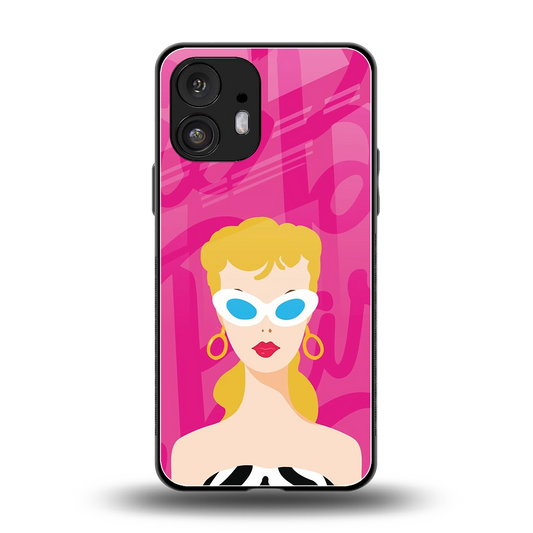 Pookie back phone cover | glass case for nothing phone 2