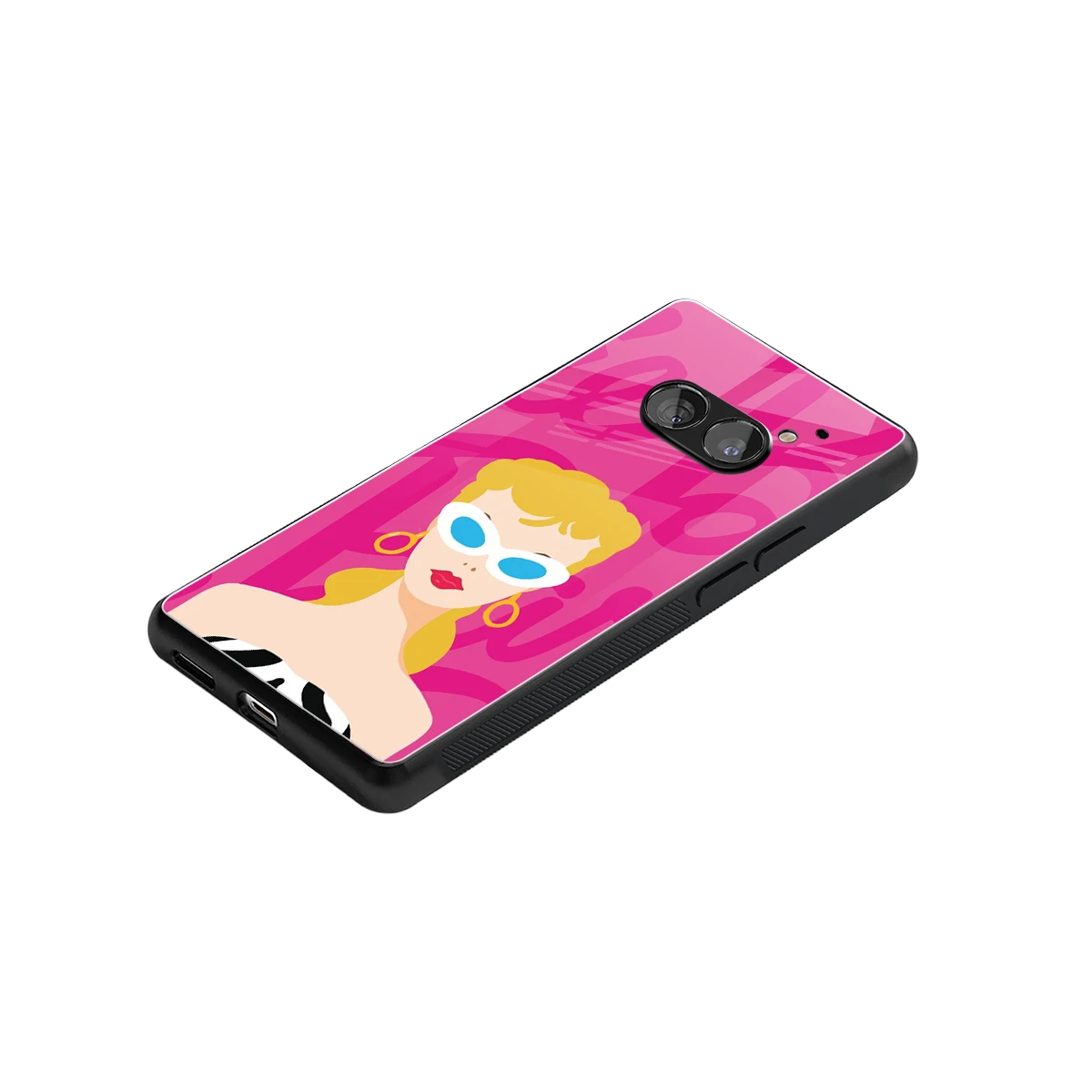 Pookie stylish phone case for nothing phone 2a plus | glossy glass and slim fit