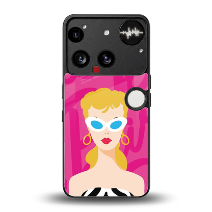 Pookie back phone cover | glass case for nothing phone 3