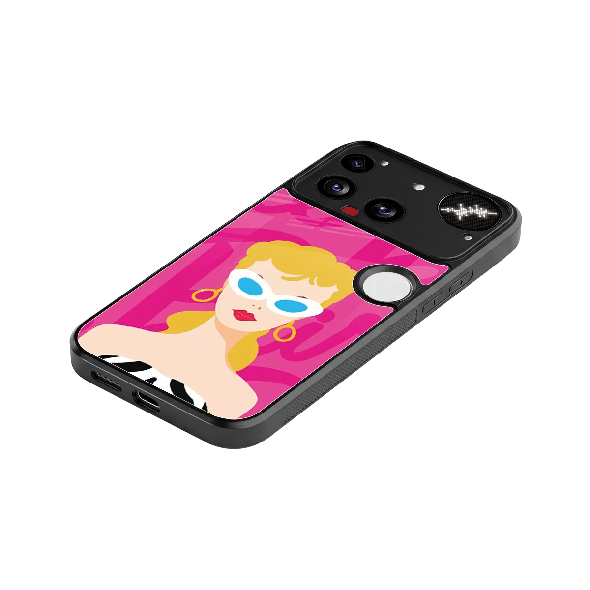 Pookie stylish phone case for nothing phone 3 | glossy glass and slim fit