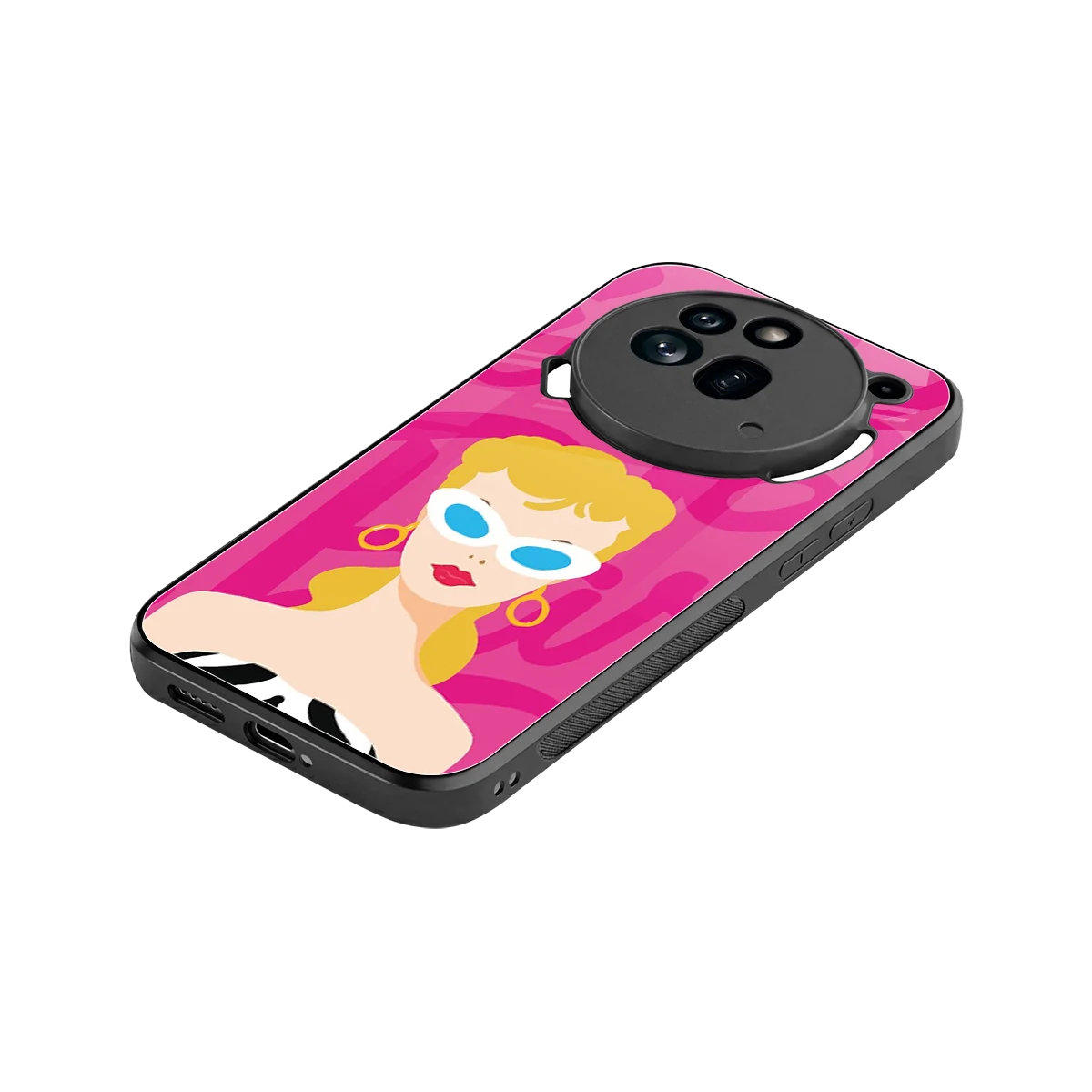Pookie stylish phone case for nothing phone 3a pro | glossy glass and slim fit