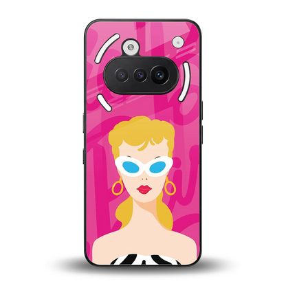 Pookie back phone cover | glass case for nothing phone 3a