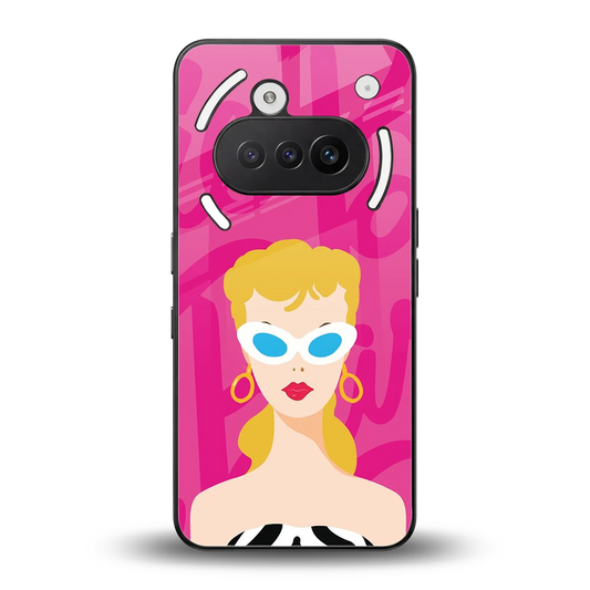 Pookie back phone cover | glass case for nothing phone 3a