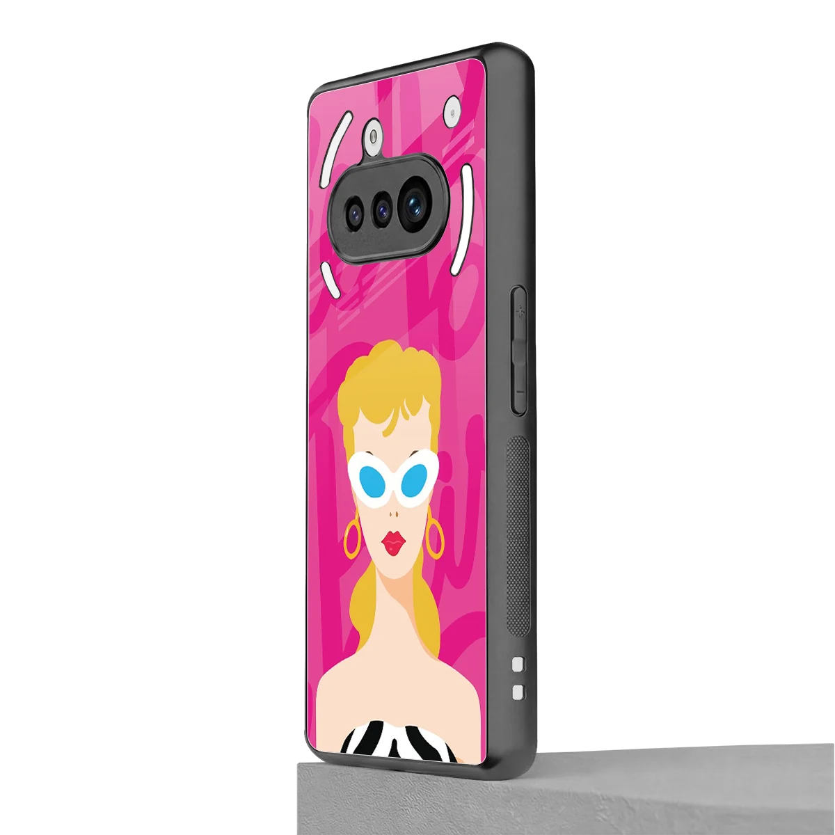 Pookie nothing phone 3a mobile cover | shockproof glass phone case