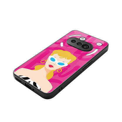 Pookie stylish phone case for nothing phone 3a | glossy glass and slim fit