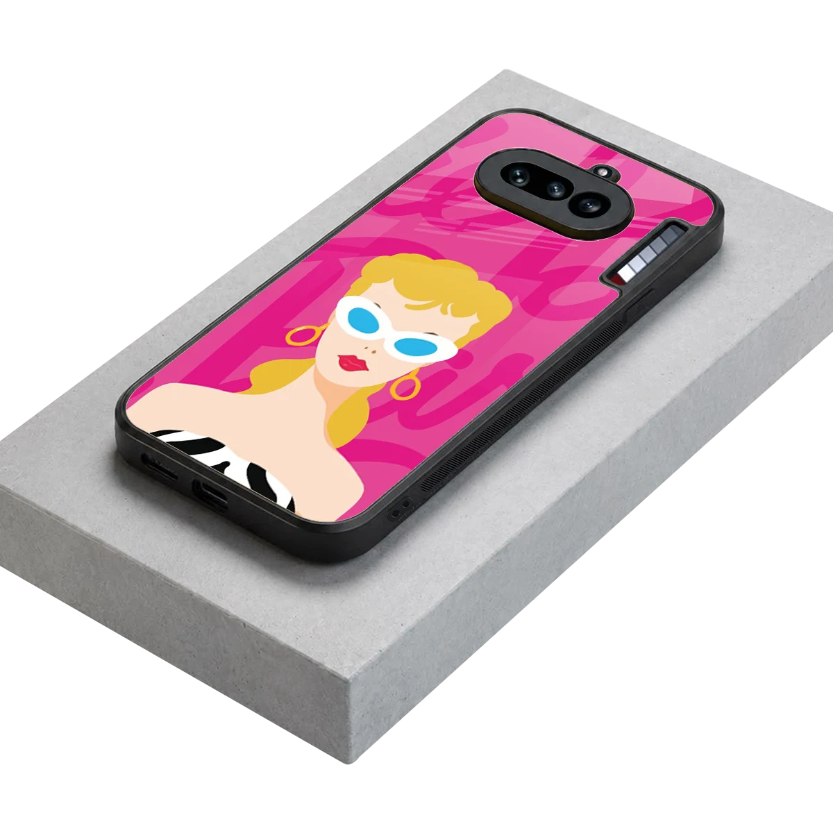 Pookie stylish phone case for nothing phone 4a | glossy glass and slim fit
