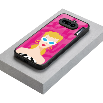 Pookie stylish phone case for nothing phone 4a | glossy glass and slim fit
