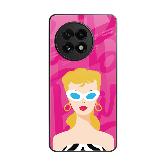 Pookie back phone cover | glass case for oneplus 13r