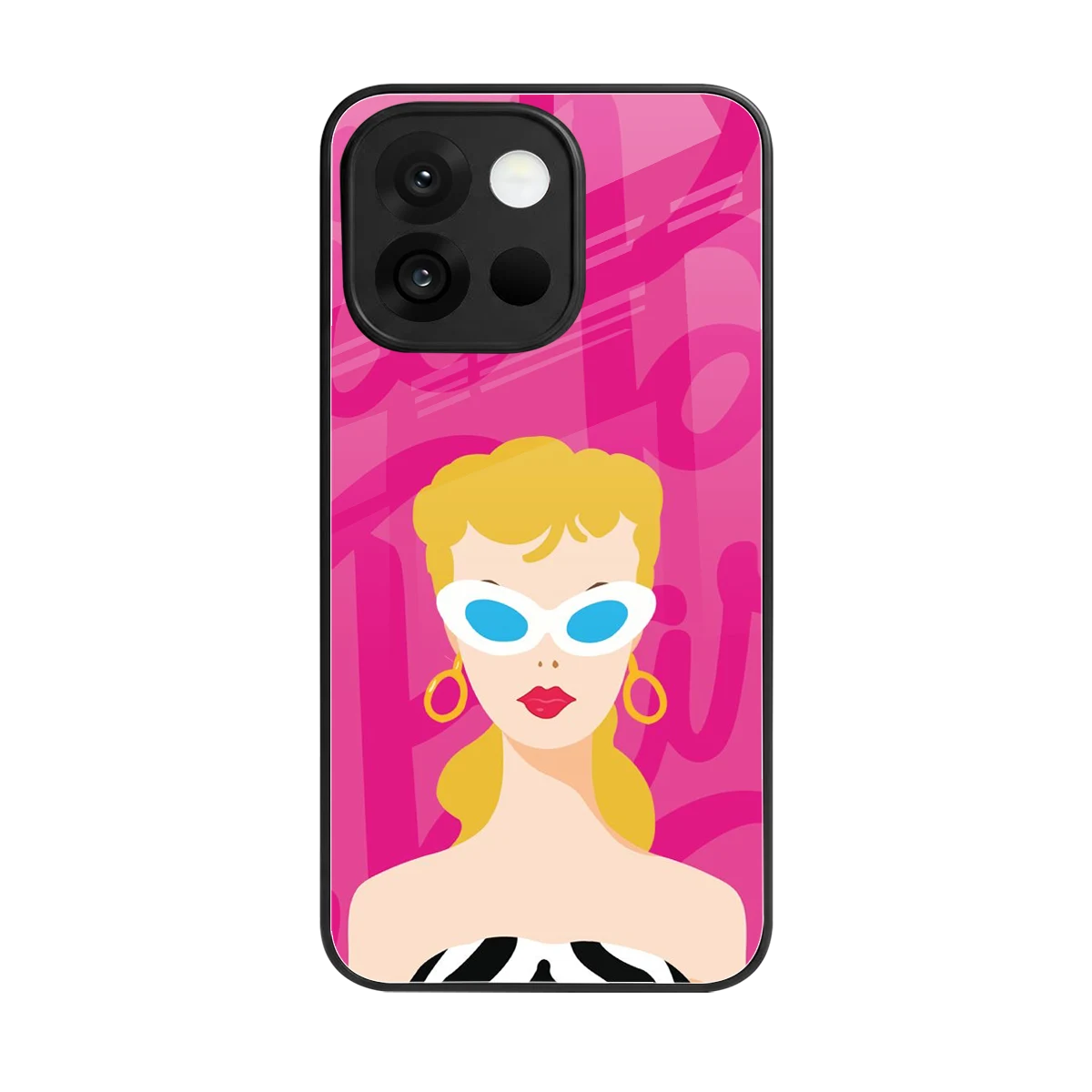 Pookie back phone cover | glass case for oneplus 13s