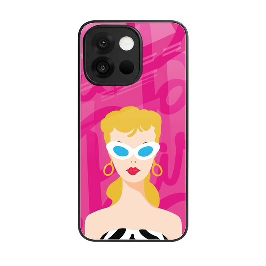 Pookie back phone cover | glass case for oneplus 13s