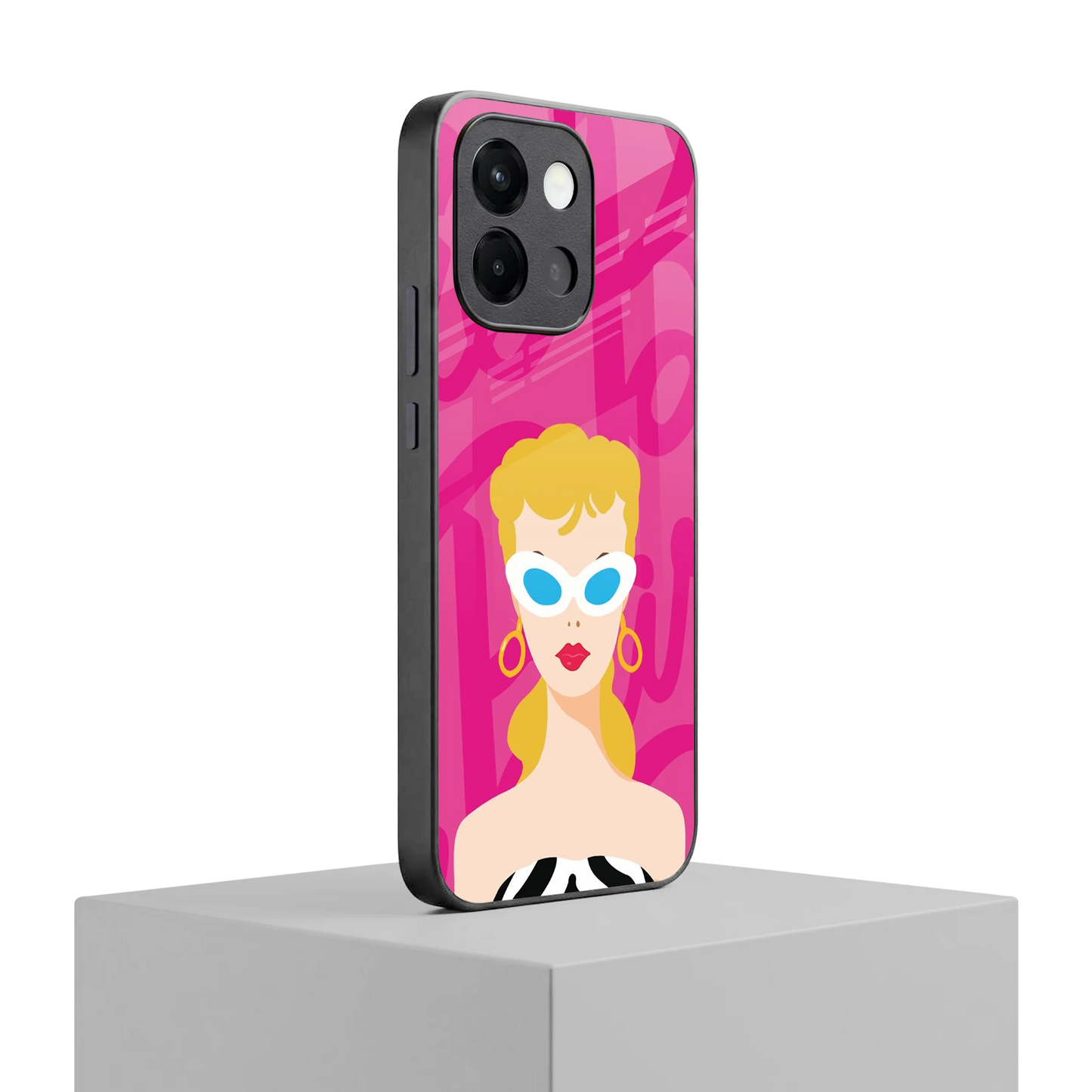 Pookie oneplus 13s mobile cover | shockproof glass phone case