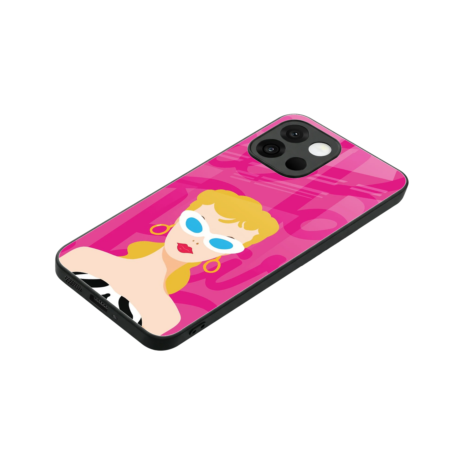 Pookie stylish phone case for oneplus 13s | glossy glass and slim fit