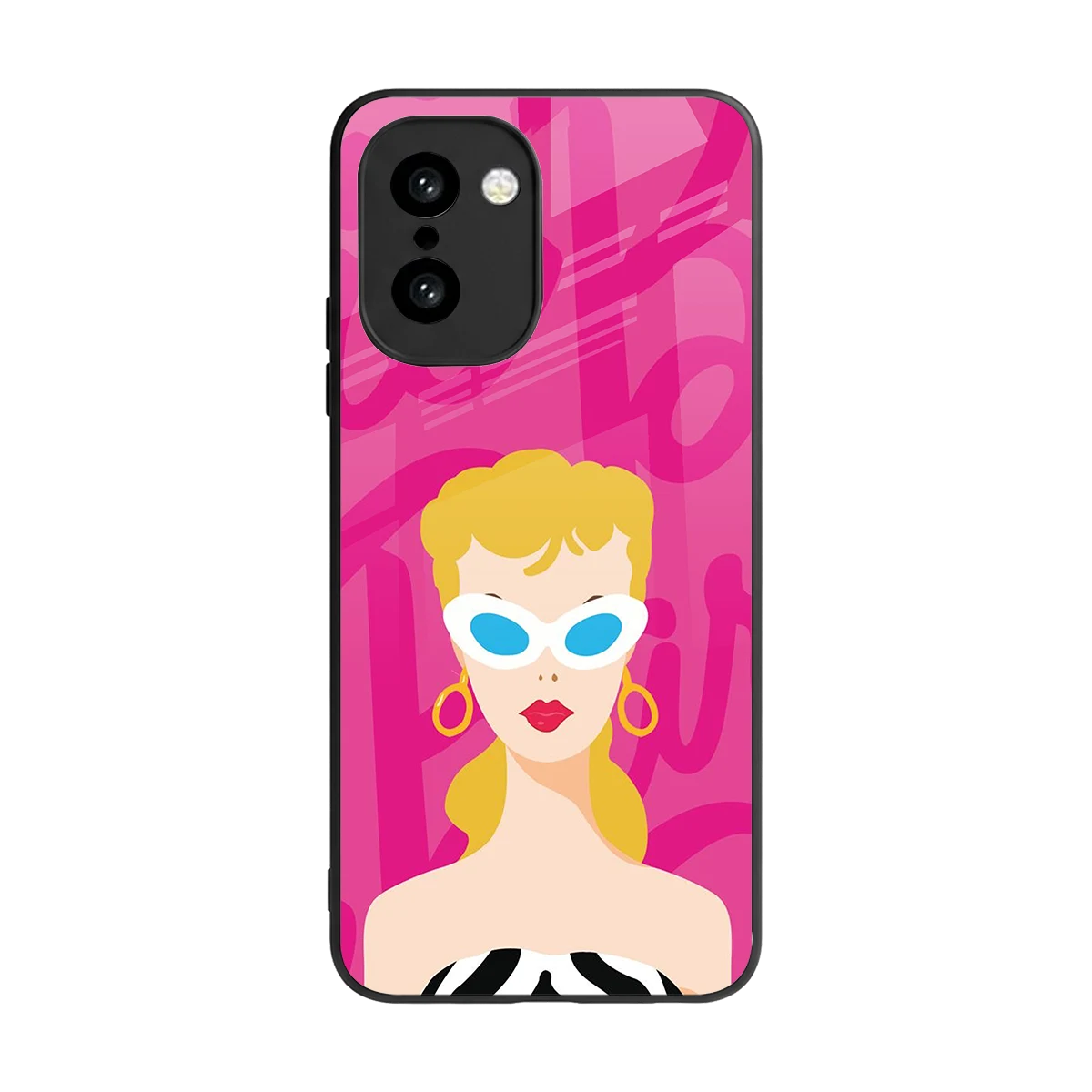 Pookie back phone cover | glass case for oneplus 15r