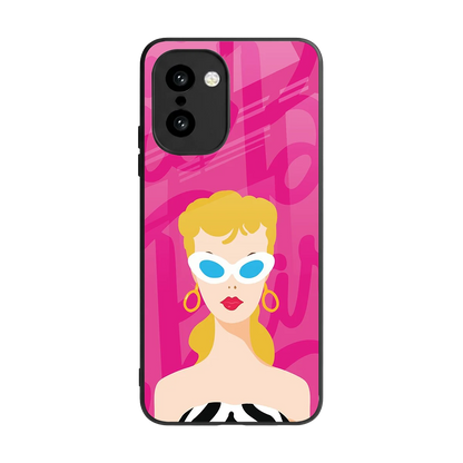 Pookie back phone cover | glass case for oneplus 15r