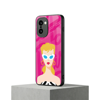 Pookie oneplus 15r mobile cover | shockproof glass phone case