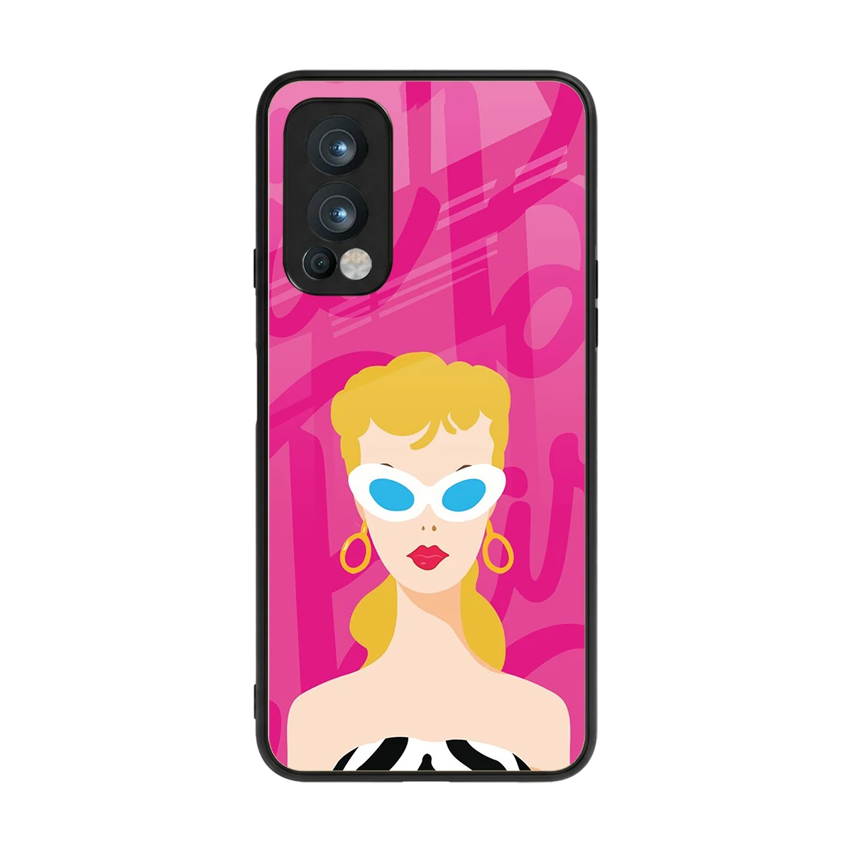 Pookie back phone cover | glass case for oneplus nord 2