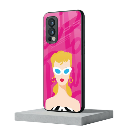Pookie oneplus nord 2 mobile cover | shockproof glass phone case