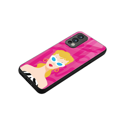 Pookie stylish phone case for oneplus nord 2 | glossy glass and slim fit