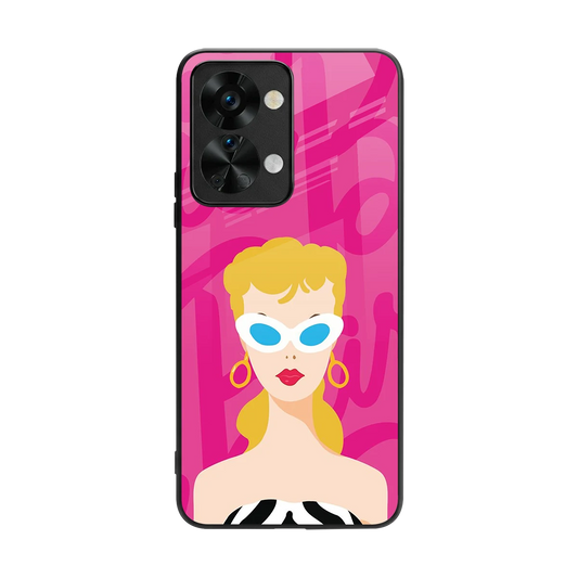Pookie back phone cover | glass case for oneplus nord 2t