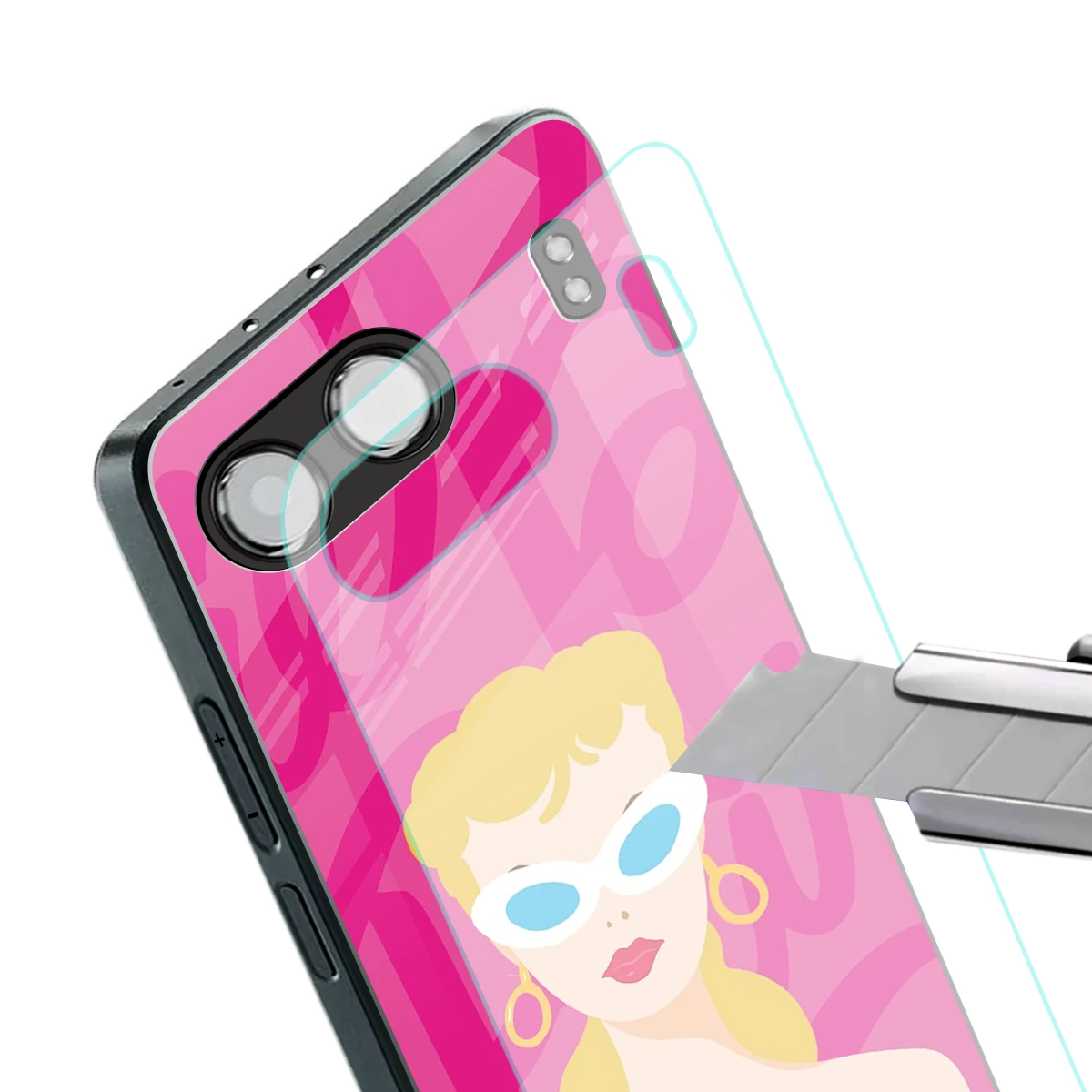 Pookie stylish phone case for oneplus nord 4 | glossy glass and slim fit