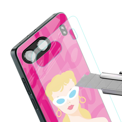 Pookie stylish phone case for oneplus nord 4 | glossy glass and slim fit