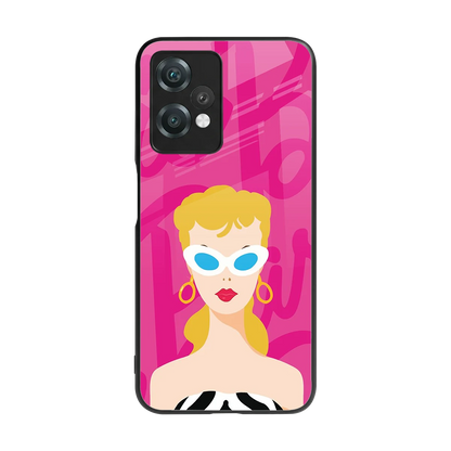 Pookie back phone cover | glass case for oneplus nord ce 2 lite