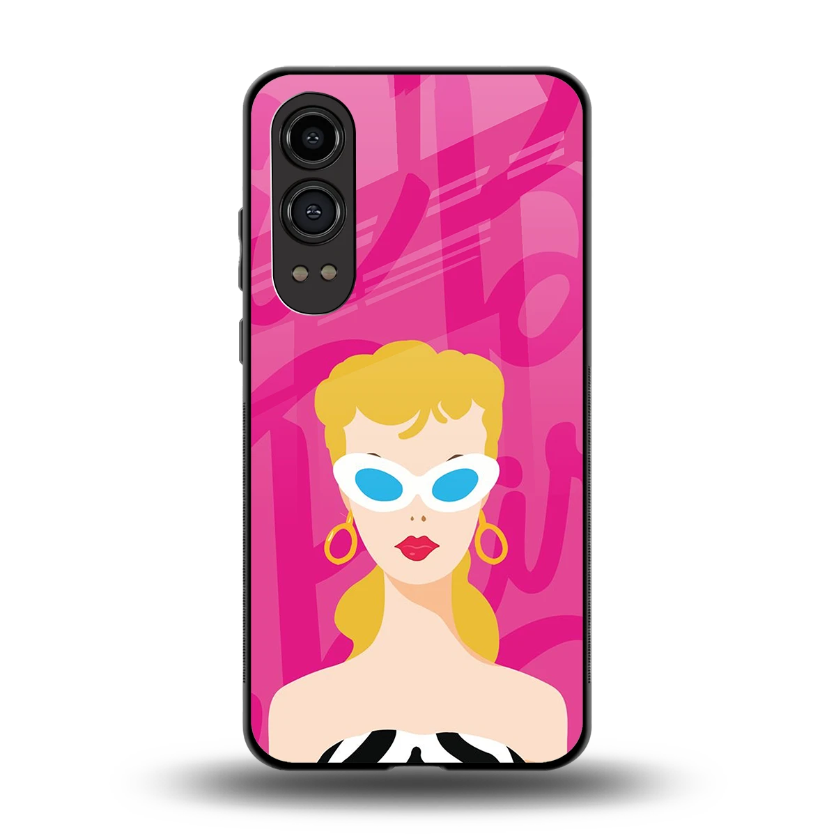 Pookie back phone cover | glass case for oneplus nord ce 4 lite
