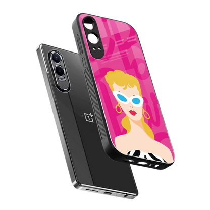 Pookie sleek oneplus nord ce 4 lite cover with tempered glass back and TPU edges
