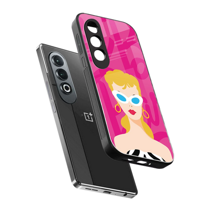 Pookie sleek oneplus nord ce 4 cover with tempered glass back and TPU edges