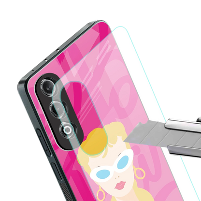 Pookie stylish phone case for oneplus nord ce 4 | glossy glass and slim fit