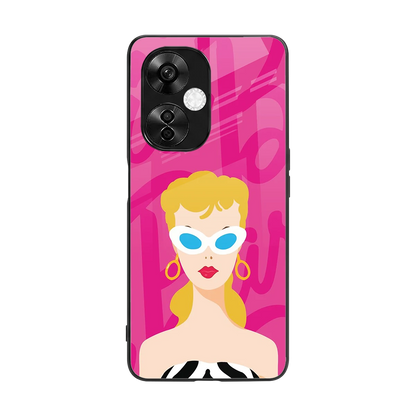 Pookie back phone cover | glass case for oneplus nord ce 3 lite