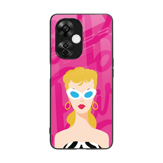 Pookie back phone cover | glass case for oneplus nord ce 3 lite