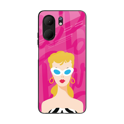 Pookie back phone cover | glass case for oppo a5x 5g