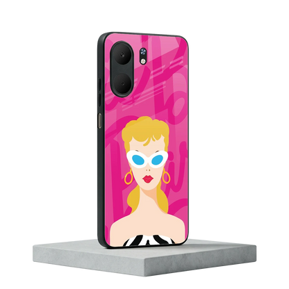 Pookie oppo a5x 5g mobile cover | shockproof glass phone case