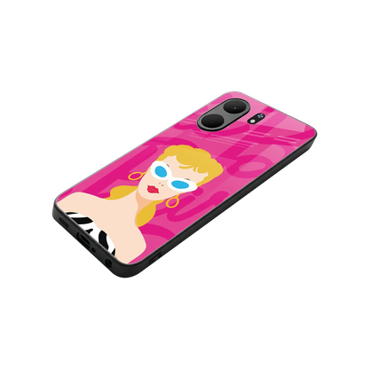 Pookie stylish phone case for oppo a5x 5g | glossy glass and slim fit