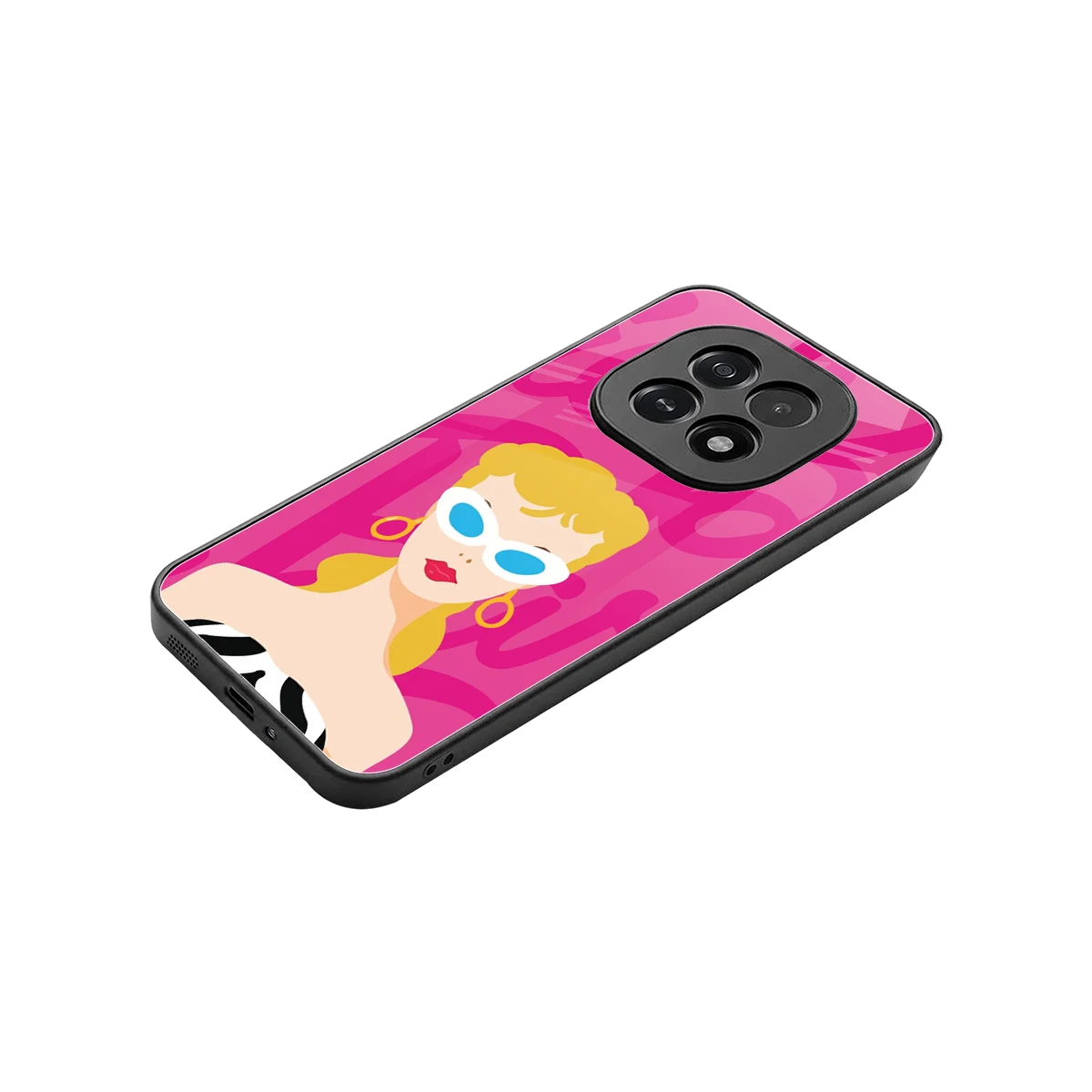 Pookie stylish phone case for oppo f29 5g | glossy glass and slim fit